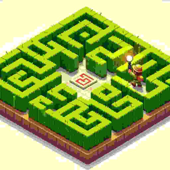 Generating Maze using Disjoint Sets
